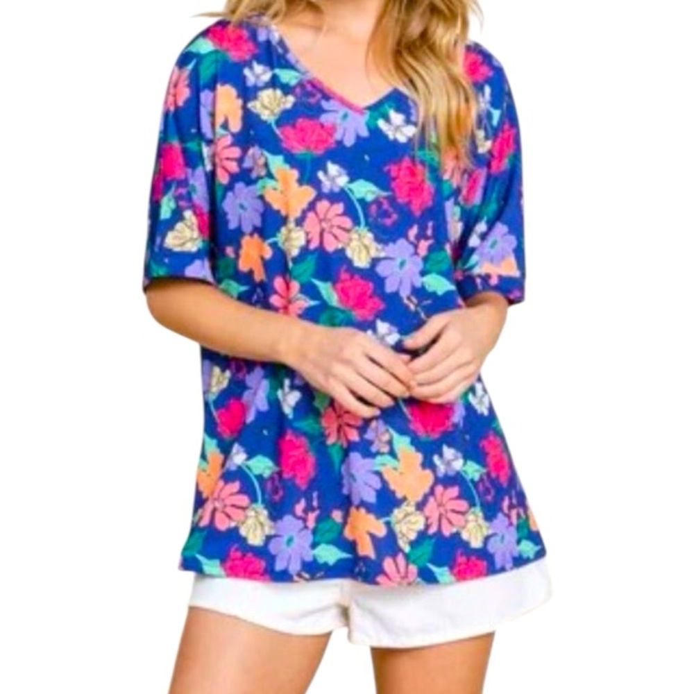 BOMBOM RELAXED V-NECK TUNIC